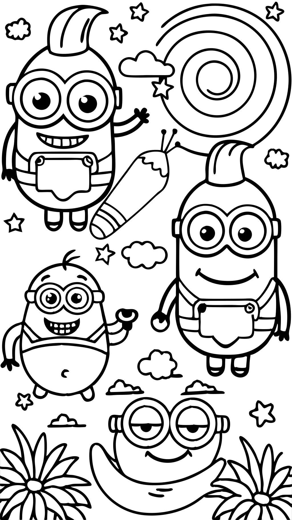 despicable coloring pages